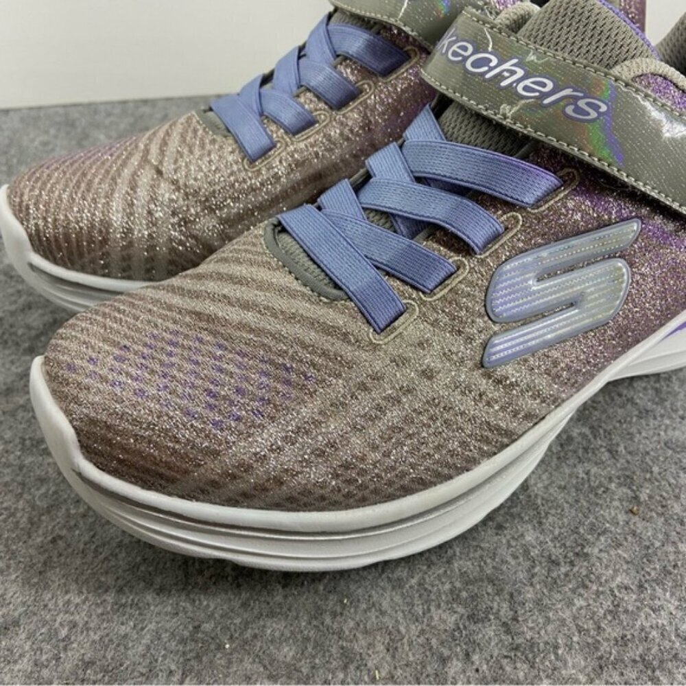 Skechers Kids Girls' Double Dreams Sparkle Active Sneaker Running Shoe Size 5 - Picture 2 of 12